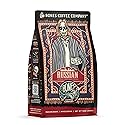 Bones Coffee Company White Russian, Cream and Cocktail Flavored Coffee, Medium Roast Low Acid Arabica Beans Compatible with Auto drip and French Press