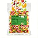 MIKE AND IKE Fruit Candy - 1lb Bulk Bag for Easy Sharing, Storing, and Freshness - Mixed Candied Fruit Chewy, Juicy Variety Pack, Best Candy Snack
