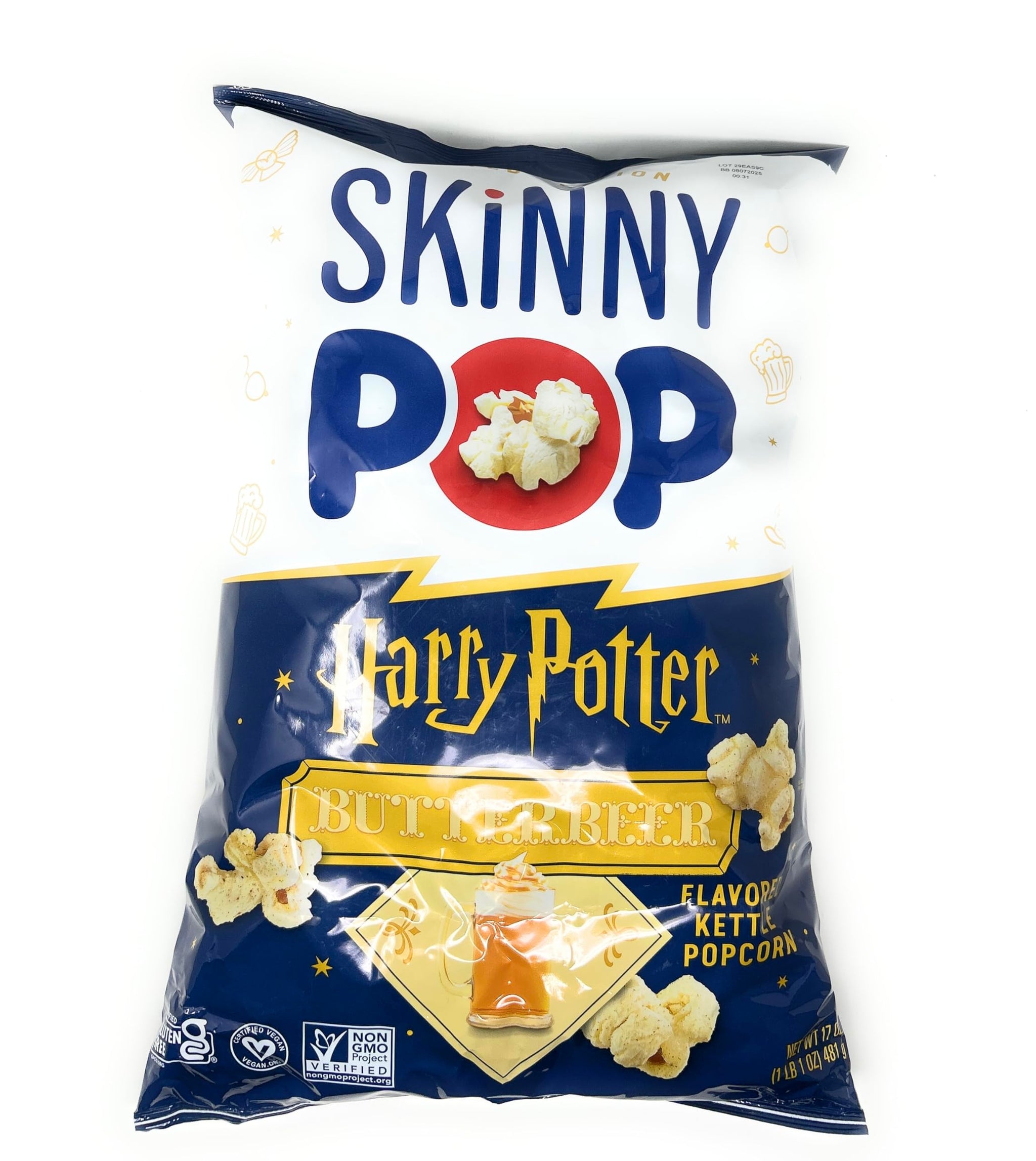 SKINNYPOP Harry Potter™ Butterbeer Flavored Kettle Popcorn, 17 oz bag