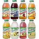 BeeQ Box - (Pack of 8) Variety Everfresh Juice, 8 Differnt Flavors : Peach Watermelon, Grape, Apple, Mango Carrot, Orange, Pina Colada, Kiwi