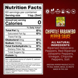 Arizona Gunslinger Chipotle Habanero Pepper Sauce - Smoky Hot Sauce Bottle, No Calorie Marinade & Salsa for Tacos, BBQ, Grilled Meats & Dips, Real