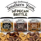Southern Yum Pecan Brittle, Soft, Buttery Brittle, Gluten Free, Made in Small Batches