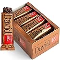 David Bronze High Protein Bars - Peanut Butter Chocolate Crunch Flavor - 0g of Sugar, Low Carb, Gluten Free - 20g of Protein, 150 Calories - On-The-Go