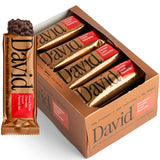 David Bronze High Protein Bars - Peanut Butter Chocolate Crunch Flavor - 0g of Sugar, Low Carb, Gluten Free - 20g of Protein, 150 Calories - On-The-Go