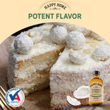 Happy Home Premium Natural Coconut Flavor - Certified Kosher, 4 oz.