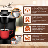 Boston’s Best - Hearty Donut Shop Decaf Medium Roast Delicious Gourmet Coffee Compatible with Keurig Coffee Maker, 1 Count (80 Single Serve Cups)
