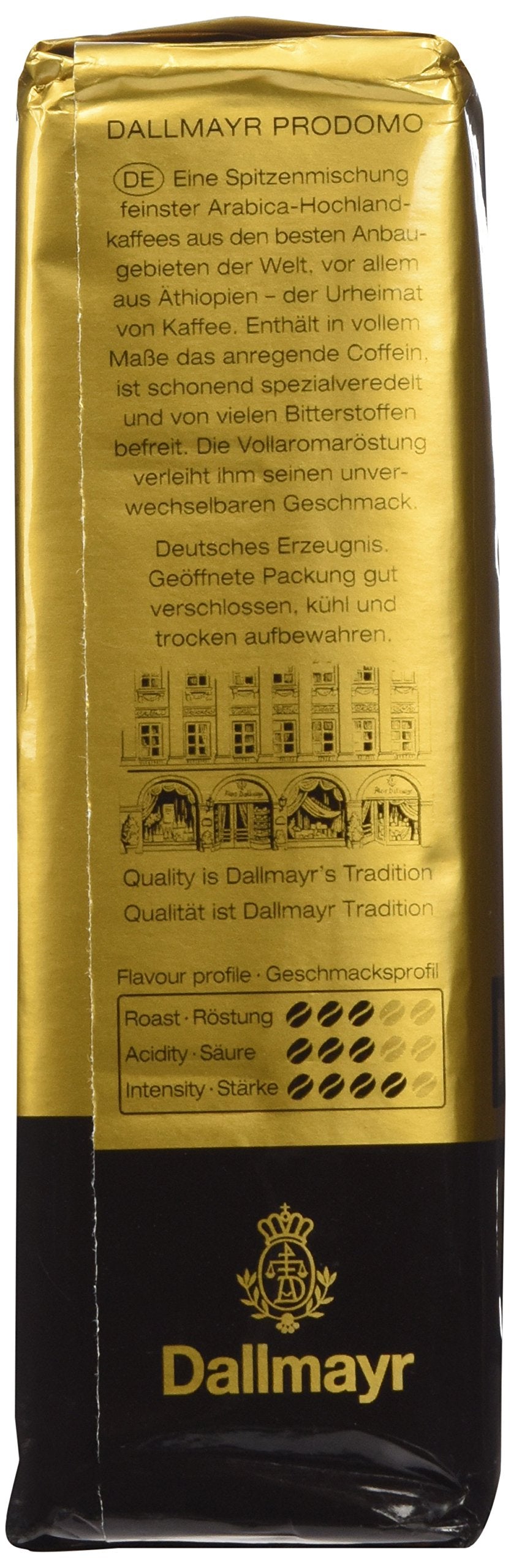 Dallmayr Prodomo Ground Coffee, 8.8 Ounce