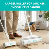 True & Tidy StickyPro XL Lint Roller Value Set with 2 Lint Roller Refills, Heavy-Duty Durable, Adjustable Handle Works Great on Pet Hair, Clothing