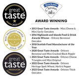Stockan's Orkney Wholegrain Thick Oatcakes - Traditional Scottish Savoury Biscuits Imported from Scotland - 2 Packs (8 Oatcakes in Each Pack)
