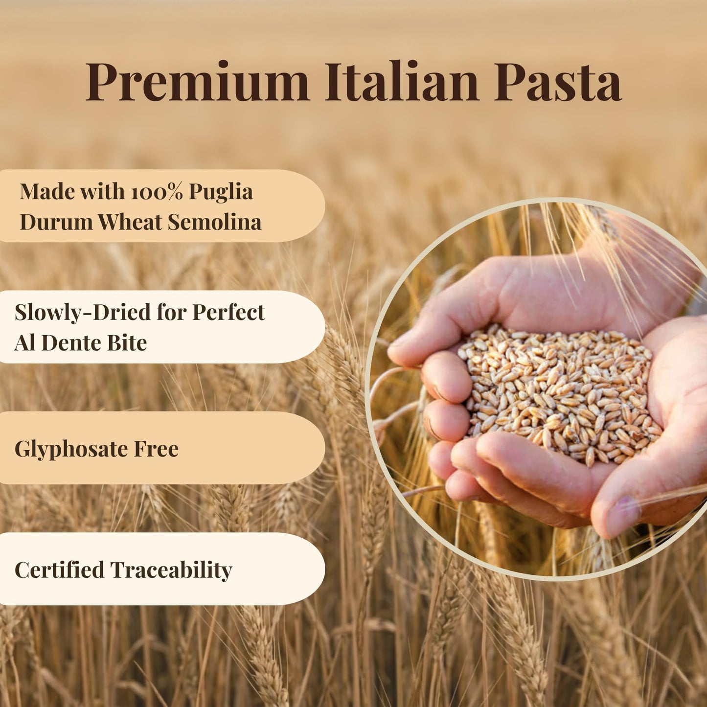 Granoro Dedicato Mafaldine No.5, Authentic Italian Pasta, 100% Made from Puglia Durum Wheat Semolina, Rougher Texture For Maximum Sauce Retention, 1.1