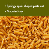 DeLallo Gluten Free Fusilli Pasta, 12 Ounce Bag, 7 Pack, Non-GMO, Made with Brown Rice Flour, Whole Grain, All Natural