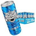 TIGERLYFE Energy Drink 12 Pack, Sugar Free Energy Drink, Zero Calorie, Zero Carb, Diet Energy Drinks Bulk, 12oz Slim Can, Zero Sugar Energy Drinks