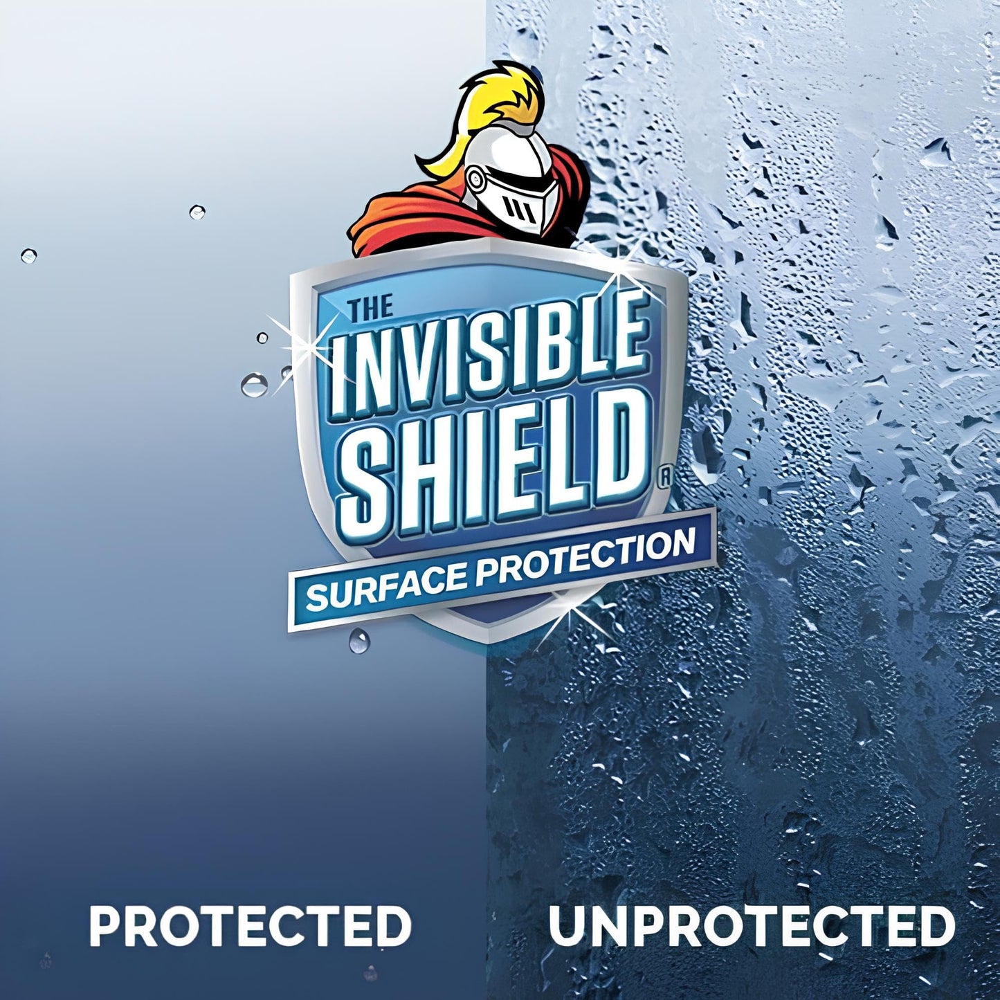 Unelko 57551 Invisible Shield Dual Action Glass and Surface Cleaner, for Windows, Showers, Tiles, Resists Soil and Grime, 32 oz, Beige