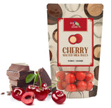 Green Jay Gourmet Handmade Artisan Chocolate Malt Balls - Cherry Malted Milk Balls Coated in Premium Chocolate - Great Gift for Chocolate and Candy
