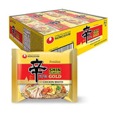 Nongshim Ramen Noodles, Gourmet Instant Ramen, Premium Microwavable Noodle Soup, Shin Gold, 4.58 Ounce (Pack of 16)