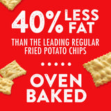 RITZ Toasted Chips Sour Cream and Onion Crackers, Party Snacks, 8.1 oz