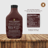 Hollander Dutched Chocolate Cafe Sauce | Vegan Friendly, GMO-Free, Gluten/Soy Free, Corn Syrup Free | 15 fl. oz. Squeeze Bottle