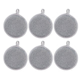 Non Scratch Wire Dishcloth - Multipurpose Wire Hangable Dishwashing Rags Scrub Scratch Sponges for Wet and Dry, Reusable Metal Scrubbing Pads Sponge