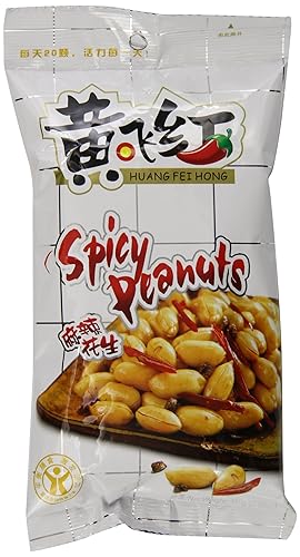 Huang Fei Hong Spicy Crispy Peanut, 3.88 Ounce (Pack of 4)