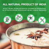 Jiva Organic Traditional Masala Chai Tea Powder Spice Blend 3.5 Ounce - Made with All Organic Spices - Easy Indian Tea Preparation