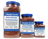 Aquatic Foods Inc. Brine Shrimp Flakes for All Freshwater Fish, All Marines, Tangs, Butterflies, Angelfish, Anthias, Clown Fish Also Pellet Mix, Wafer