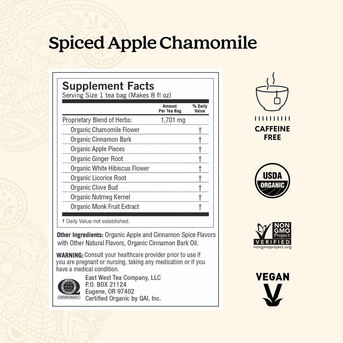 Yogi Tea - Fall Spice Variety Sampler Pack - 16 Tea Bags Per Pack (4 Pack) - Limited Edition Tea Sampler - Herbal Caffeine-Free Teas - Includes 2