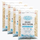 Preferred Popcorn Organic White Popcorn, 28 Ounce Bag, Pack of 4, 30 Servings Per Bag