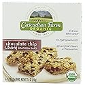 Cascadian Farm Organic Granola Bars, Chocolate Chip Chewy Granola Bars, 6 Bars (Pack of 6)