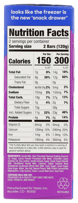 Yasso Sea Salt Caramel Chocolate Crunch Frozen Yogurt Bars, 10.6 FZ