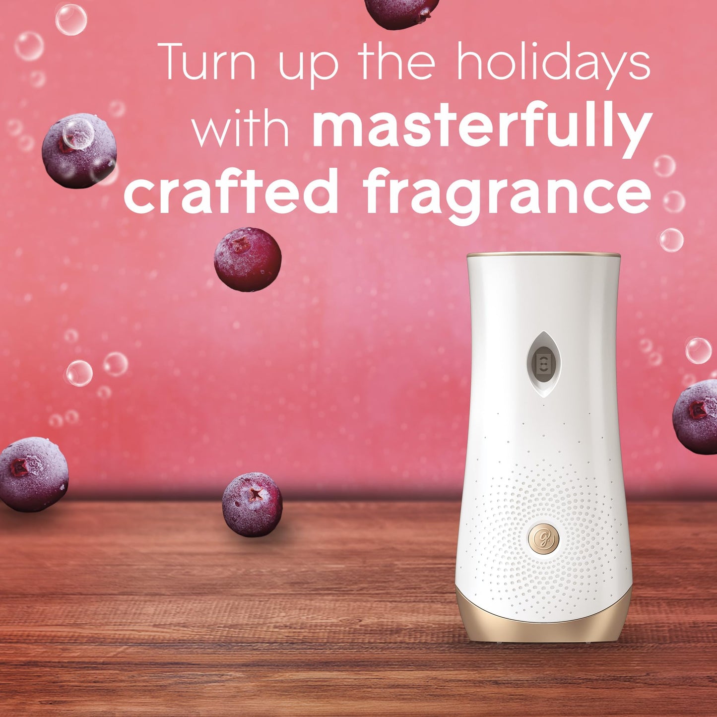 Glade Automatic Spray Refill, Air Freshener for Home and Bathroom, Crisp Cranberry Champagne, 6.2 Oz