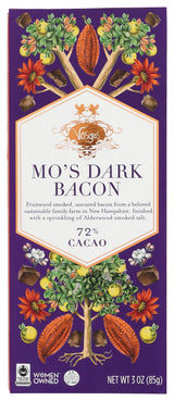Vosges Haut-Chocolat Mo's Dark Chocolate Bacon Bar, 3oz