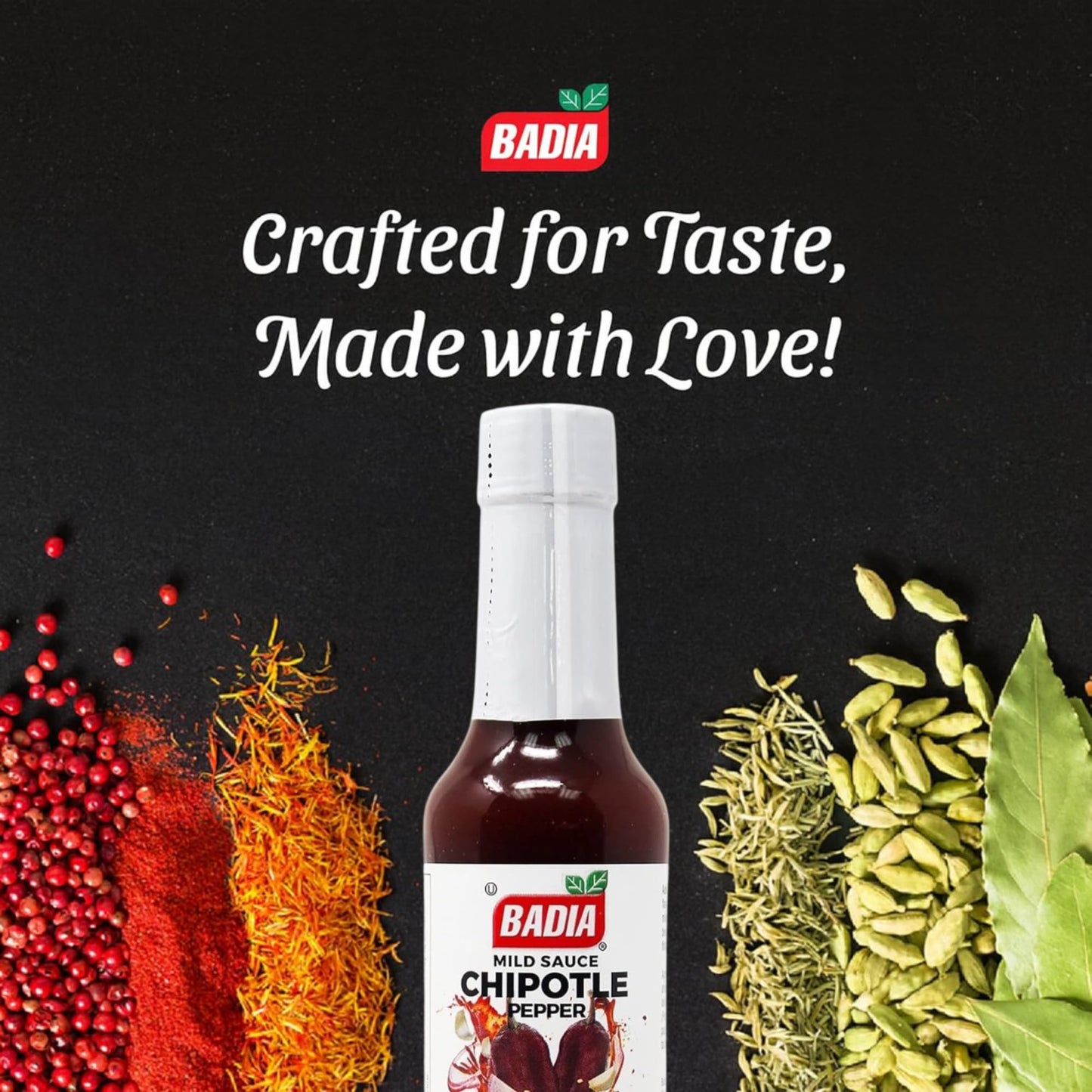 Badia Chipotle Mild Sauce, 5.2 fl oz - Smoky Chipotle Flavor with Mild Heat