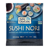 Blue Dragon Sushi Nori - 0.77oz (Pack of 1) - No Artificial Flavors Or Preservatives - Made With 100% Roasted Seaweed Sheets - Vegan, Gluten Free