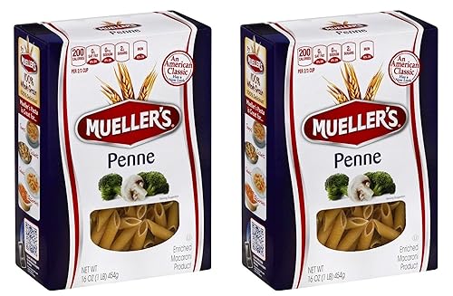 Muellers Penne, 16 Ounce (Pack of 2)