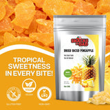Snacks by Dad Sweetened Dried Diced Pineapple (1 lb) - Bite-Size Chewy Pineapple Pieces for Snacking, Baking, Granola & Trail Mix