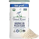 Great River Milling 00 Organic Pizza Flour | Ultra-Fine Neapolitan Style Flour for Pizza Dough, Bread & Pasta | USDA Organic, Non-GMO, Kosher