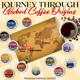 InfuSio Coffee Pods 96 Count Carajillo Flavored Medium Roast Single serve Coffee pods for Keurig K Cups Brewers - InfuSio Premium Roasted Keurig 2.0