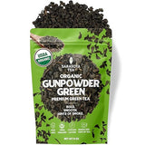 Organic Gunpowder Green Loose Leaf Tea | 100% USDA Organic Chinese Green Tea | Premium Grade | Bold & Earthy Flavor | 8oz Bulk Bag | High Antioxidants