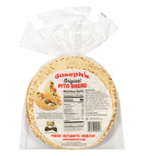 Joseph's Original White Pita Bread - Low Calorie - Kosher and Vegan - Fresh Baked - 12 Pack (4 Count per Pack, 48 Pitas Total)