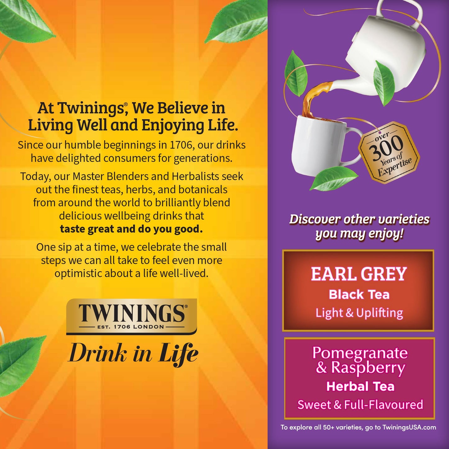 Twinings Blackcurrant Breeze Black Tea Individually Wrapped Bags, 100 Count (Pack of 1), Sweet, Tangy Taste, Caffeinated, Enjoy Hot or Iced, 100