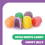 Spice Drops Candy - 2 Pound Bulk Pack - Jelly Drops - Gum Drops Candy for Buffets & Holidays - Chewy Spiced Treat - Anise, Clove, Cinnamon