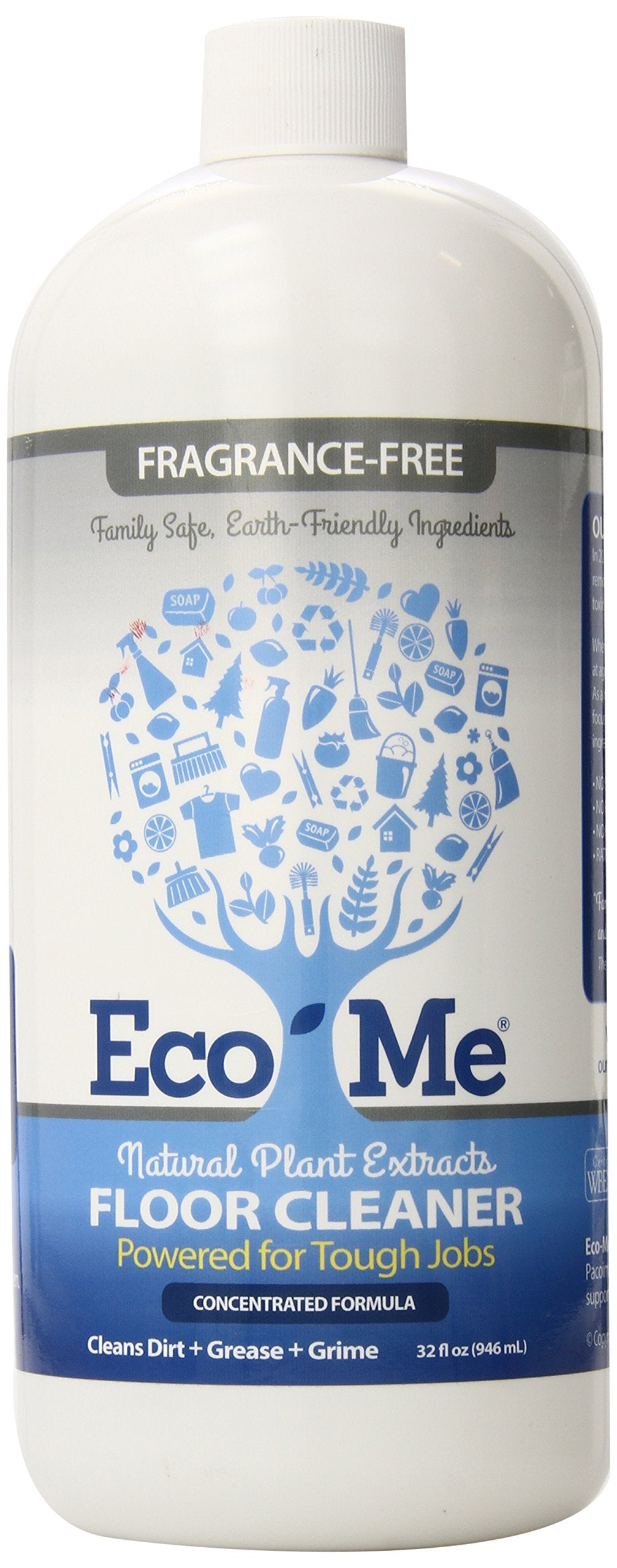 Eco-me Concentrated Muli-Surface and Floor Cleaner, 32 Fl Oz, Fragrance-Free