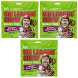 Big League Chew Sour Apple Bubble Gum 3-Pack - 2.12oz Packets - Swingin’ Sour Apple Baseball Gum - Big League Chew Baseball Candy Set for Treats