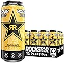 Rockstar Punched Energy Drink, Pineapple, 16 Fl Oz Cans (Pack of 12)