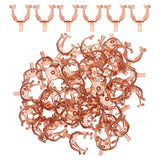 DECHOUS 50pcs Plastic Bouquet Holder Candy Boxes Decorative Flower Packaging for Weddings