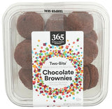 365 by Whole Foods Market, Two-Bite Chocolate Brownies, 11.3 oz, Frozen