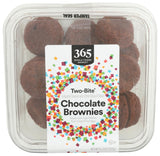 365 by Whole Foods Market, Two-Bite Chocolate Brownies, 11.3 oz, Frozen