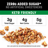 KIND Zero Added Sugar Granola, Apple Cinnamon Nut, Gluten Free, Low Sugar, Keto Snacks, 5g Protein, 8oz, 1 Count