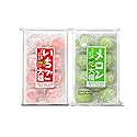 Japanese Mochi Fruits Daifuku (Rice Cake) CHOICE OF: Strawberry, Melon, Green Tea, Orange Flavors. (Strawberry+Melon)