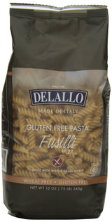 DeLallo Gluten Free Pasta, Fusilli, 12 Ounce